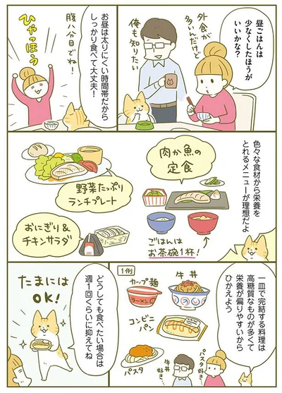 お昼はしっかり食べて大丈夫！