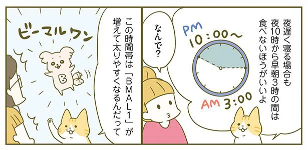 夜10時から早朝3時の間は食べないほうがいい