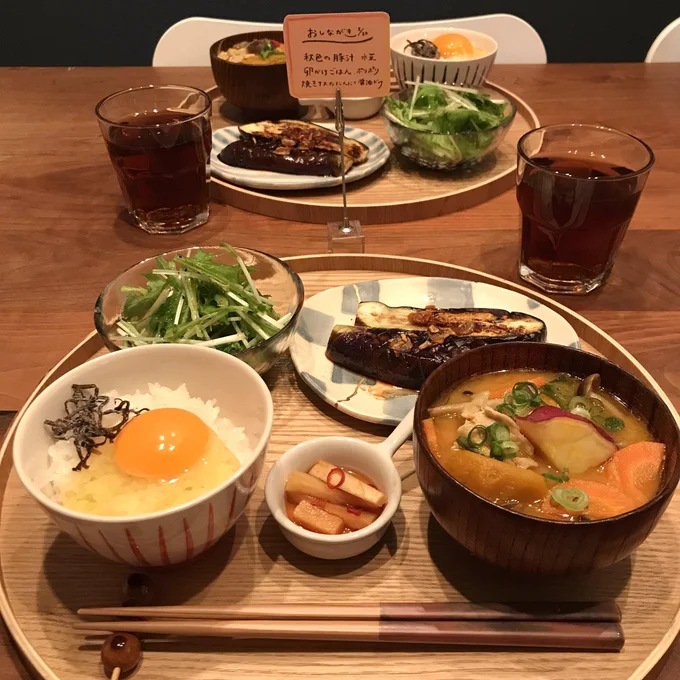 定食屋風テーブルコーディネート