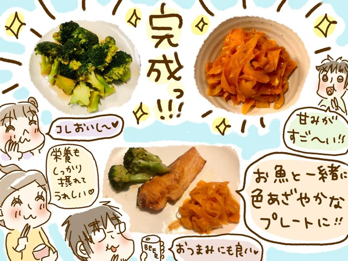 色あざやかなプレートに!