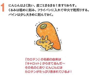 皮ごとまるまる一本すりおろす