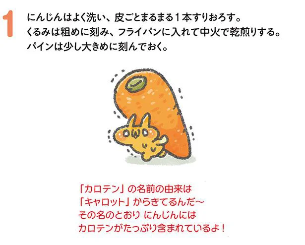 皮ごとまるまる一本すりおろす