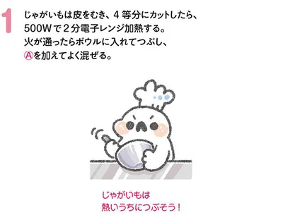 じゃがいもは4等分にカット