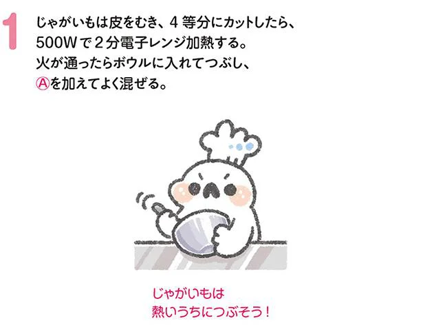 じゃがいもは4等分にカット
