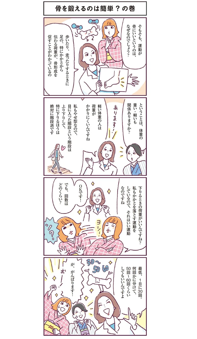 骨を鍛えるのは簡単？