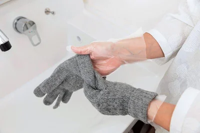 手袋の洗濯