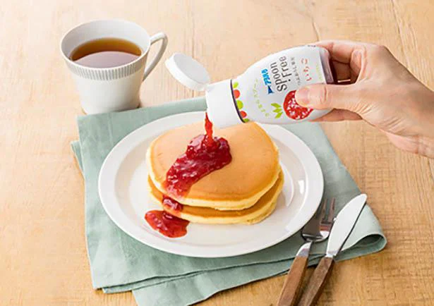 パンケーキにもサッと出せる!