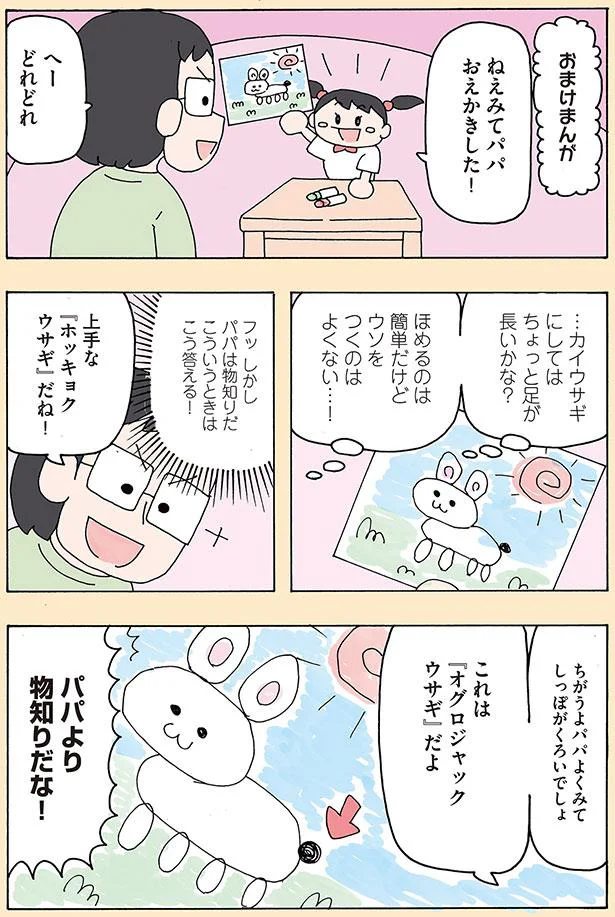 ちがうよパパよくみて