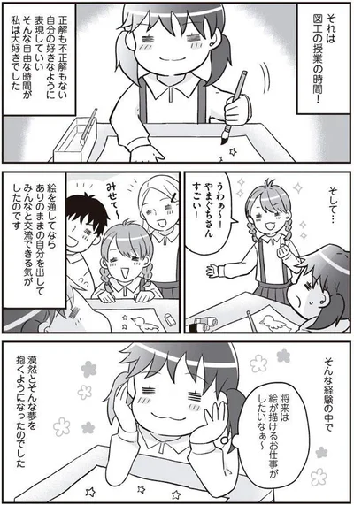 将来は絵が描けるお仕事がしたいなぁ～