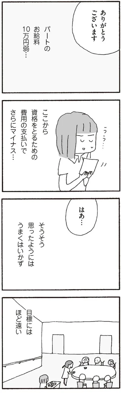 目標にはほど遠い