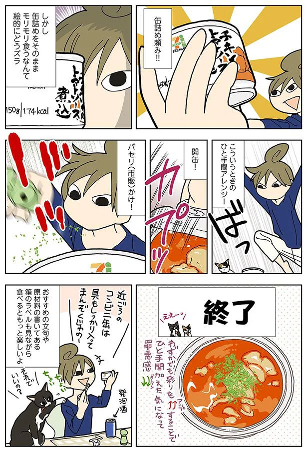 缶詰頼み！！