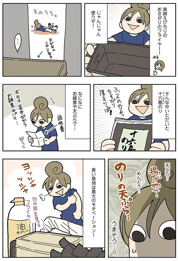 食い意地は最大のモチベーション！