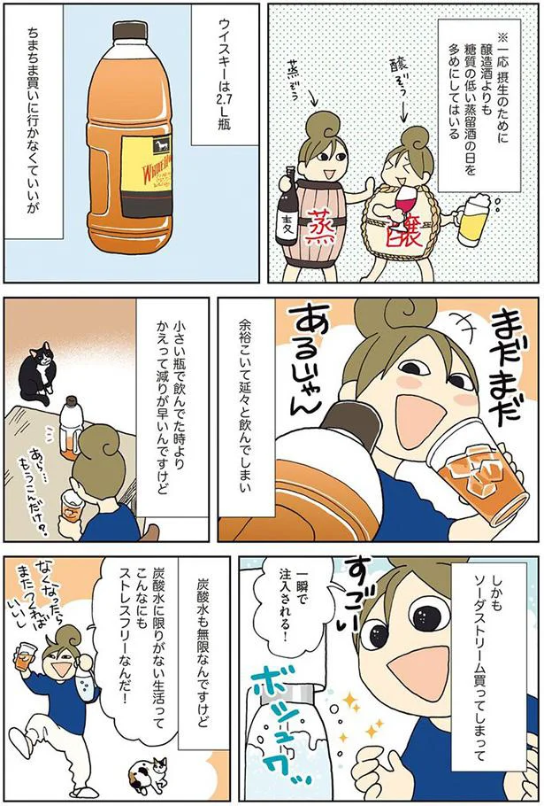 炭酸水に限りがないってストレスフリー！ 