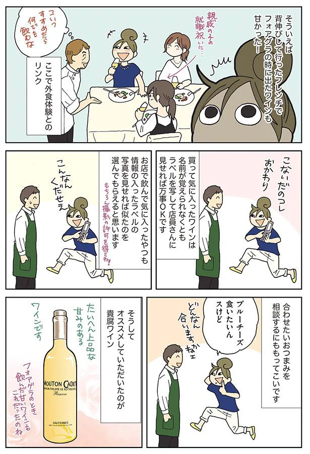 ワインショップでいろいろと相談