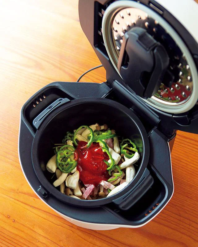 「自動ナポリタン」って何!? 圧力なし「電気調理鍋」があれば、ポテサラもパスタもこんなにラクできる