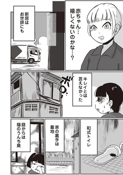 新居はお世辞にもキレイとは言えなかった