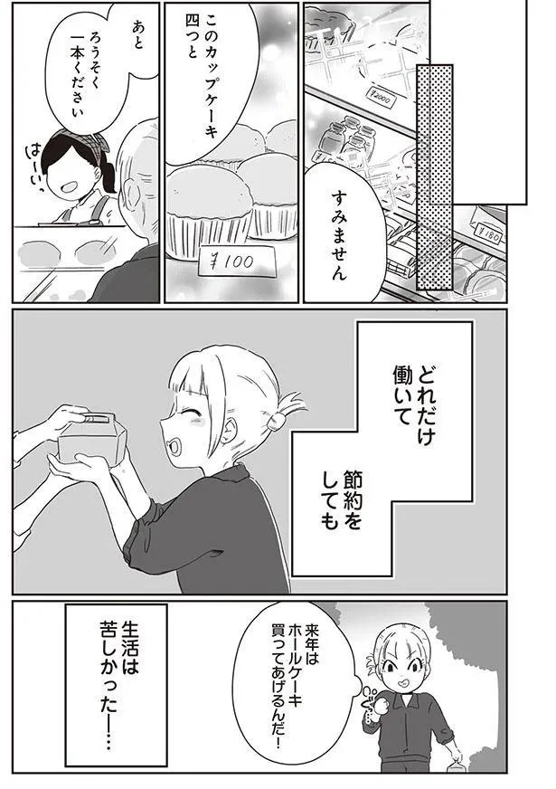 生活は苦しかった…
