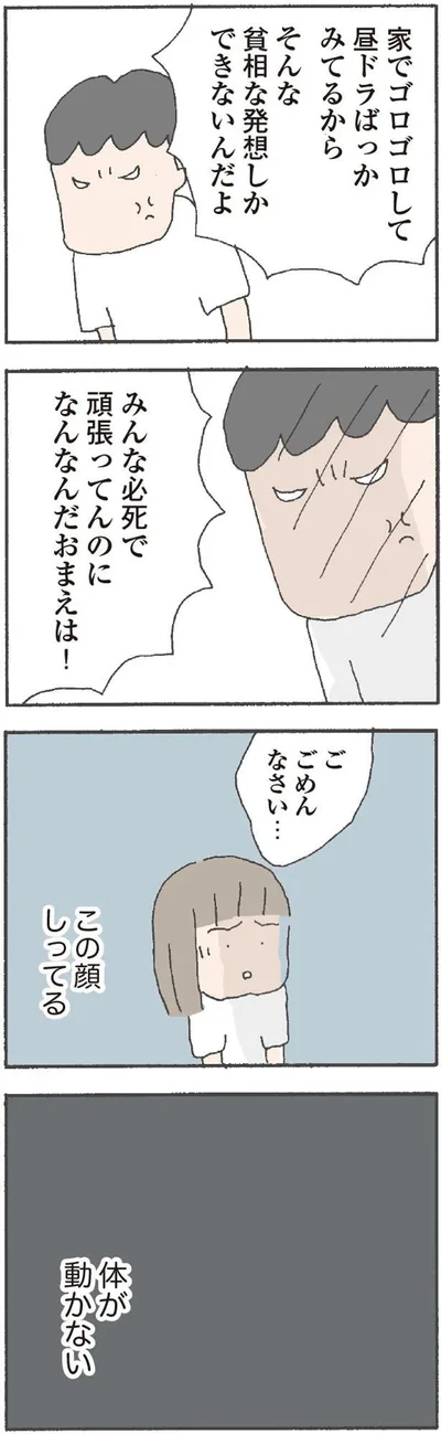 体が動かない