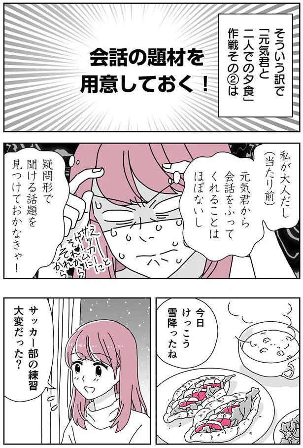 会話の題材を用意しておく！