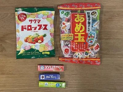 ガム飴のお菓子は5個