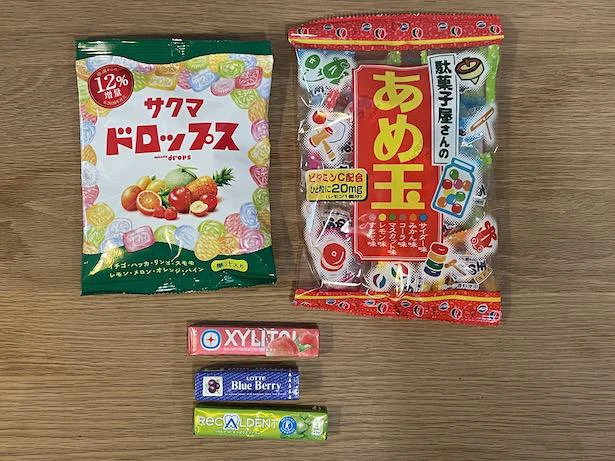ガム飴のお菓子は5個