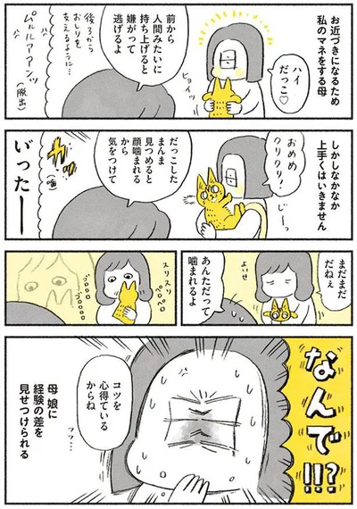 コツを心得ているからね