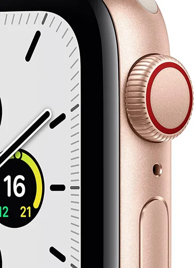 Apple Watch SE(GPS + Cellularモデル)- 40mmゴールドアルミニウムケースとスターライトスポーツバンド - レギュラー