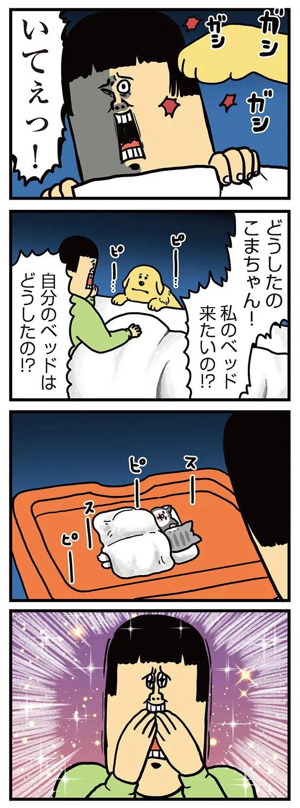 『まめきちまめこニートの日常　こまちとタビ3』より