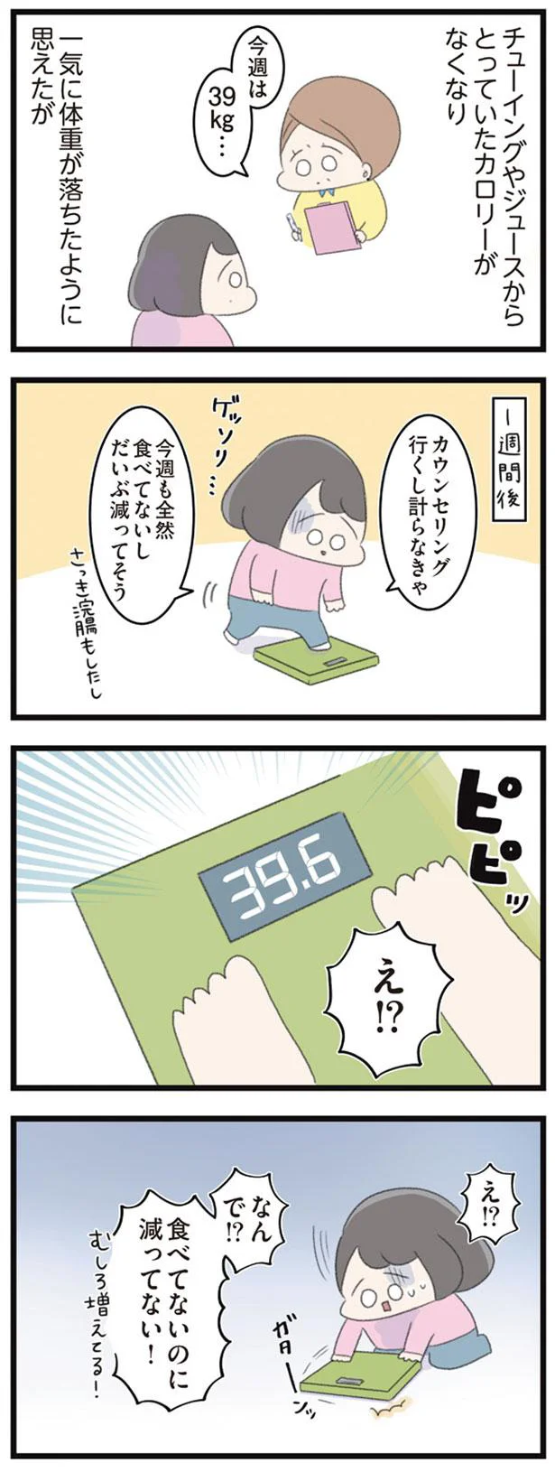 なんで！？食べてないのに減ってない！