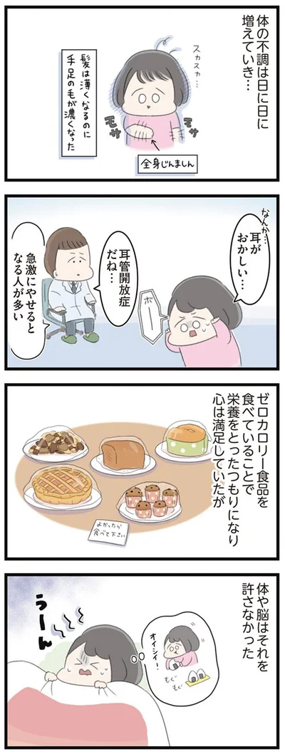 体の不調は日に日に増えていき…