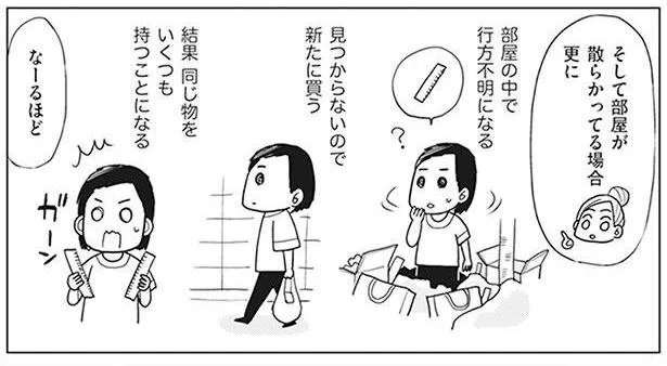 部屋が散らかってると…