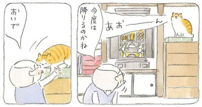 今度は降りるのかね