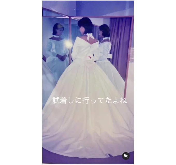 純白ドレスその2。純白のウエディングドレスにうっとり。
