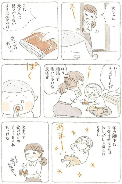 これ父さんに見つからないように食べな