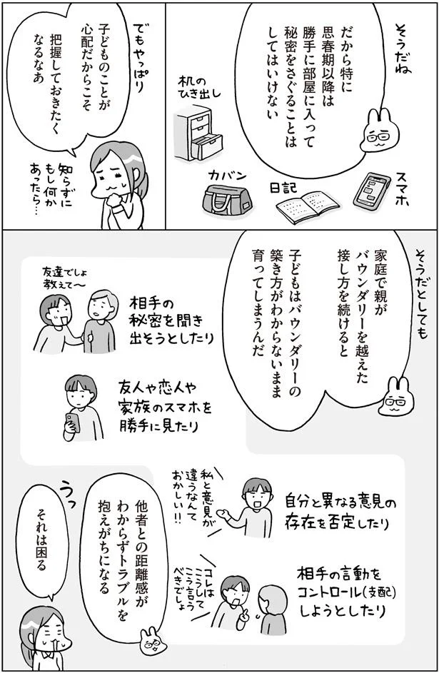 秘密をさぐることはしてはいけない