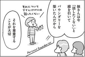 「話したくない」ふさぎこむ思春期の娘からあれこれ聞き出したいけれど／おうち性教育はじめます 思春期と家族編（7）