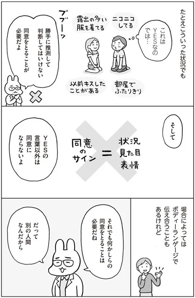 勝手に推測して判断してはいけない