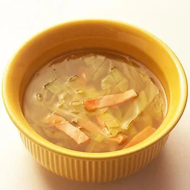 ハムとキャベツのスープ／一玉まるごと買ってもOK！キャベツ活用レシピ（24/31）