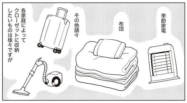 取り出しやすく見やすい工夫をして、クローゼットや押入れを毎日の生活に役立てよう／二度と散らからない部屋になりました 整理整頓編（13）