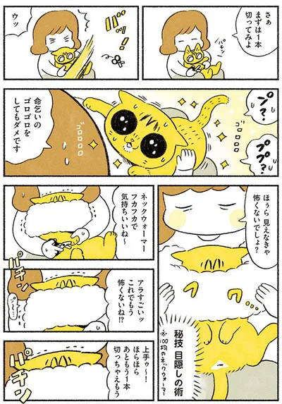 見えなきゃ怖くないでしょ？