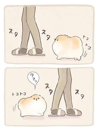 『ふわふわポメのぽぽち』