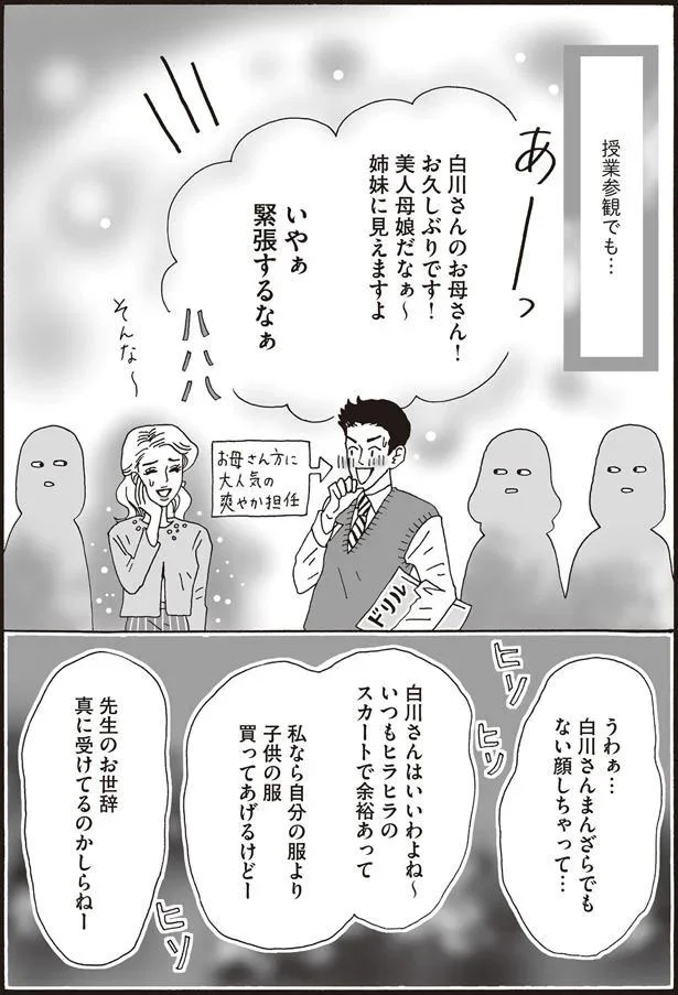 授業参観でも…