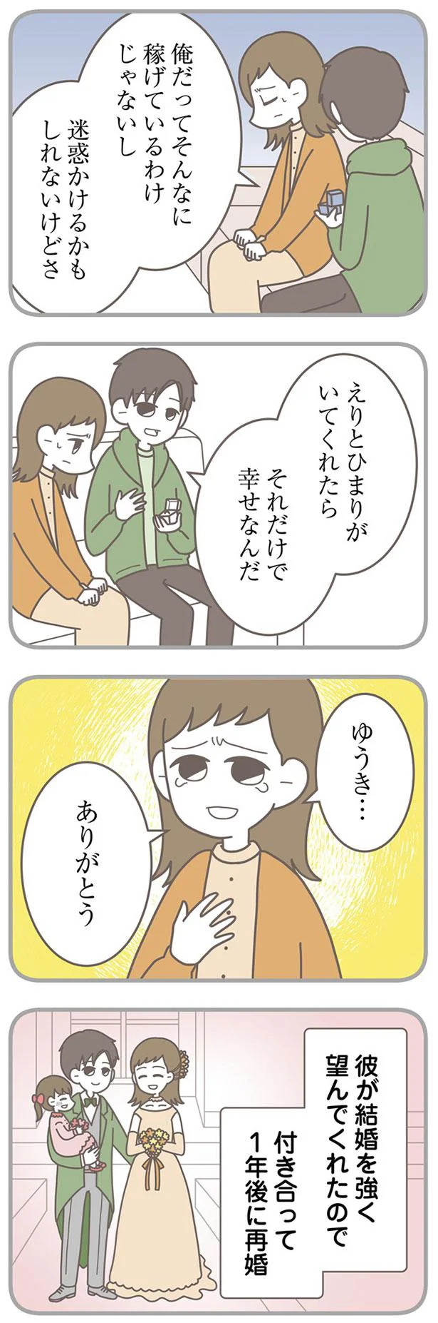 付き合って1年後に再婚