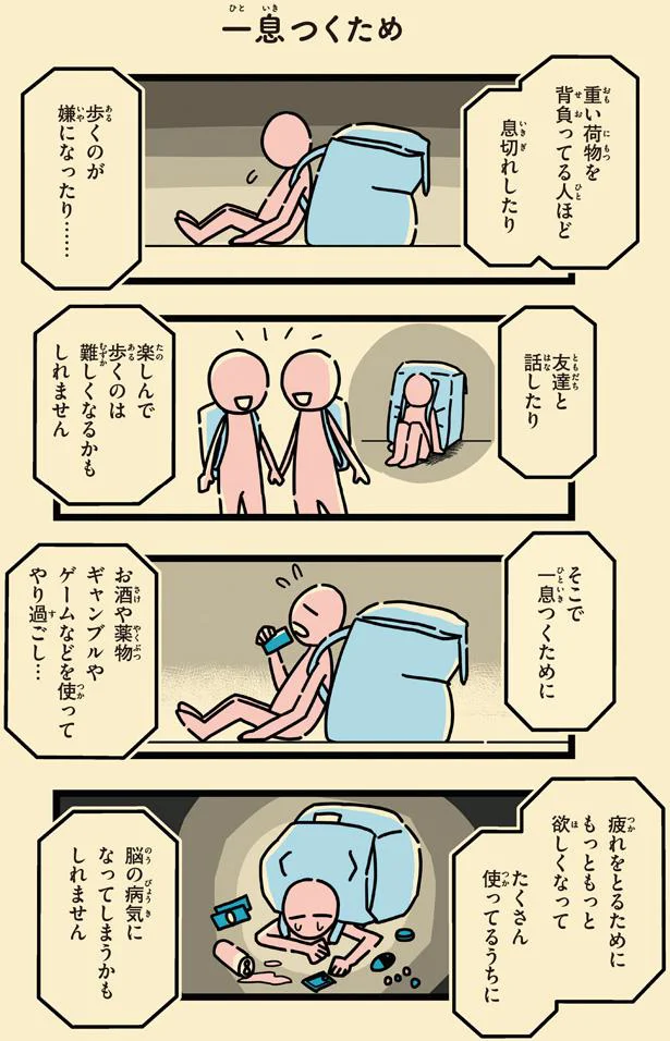 一息つくため