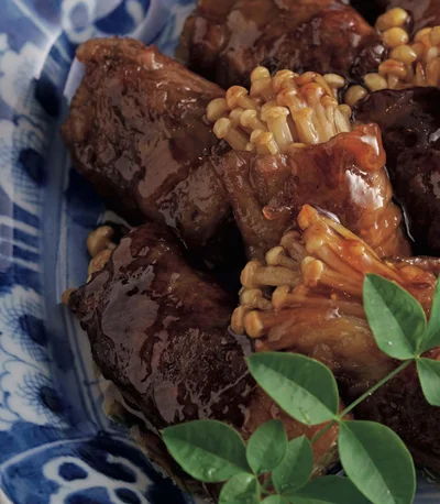 牛肉のうまみがえのきにしみしみ「牛肉えのき巻き照り焼き」