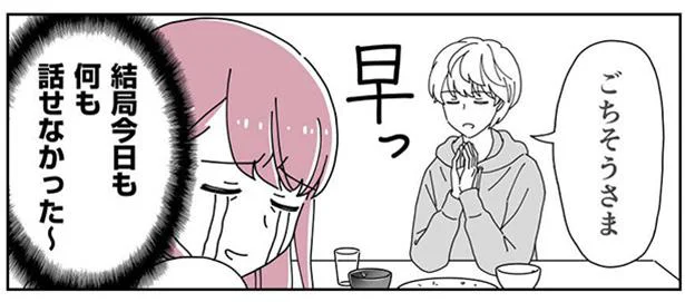 「今日も何も話せなかった」年頃の息子との会話が難しい！／14歳男子の継母になった私（16）