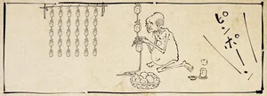 あとちょっとで終わるのに！干し柿作りに夢中の餓鬼／丁寧な暮らしをする餓鬼（6）