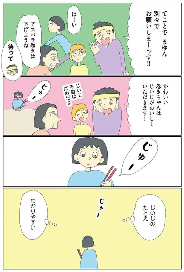 じいじのたとえ　わかりやすい