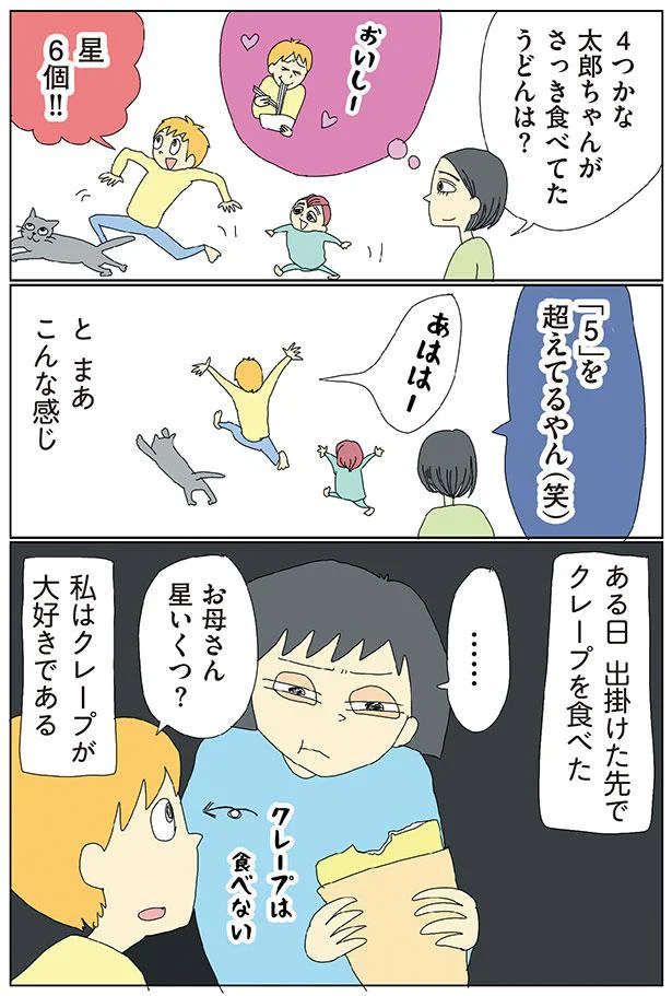 お母さん星いくつ？