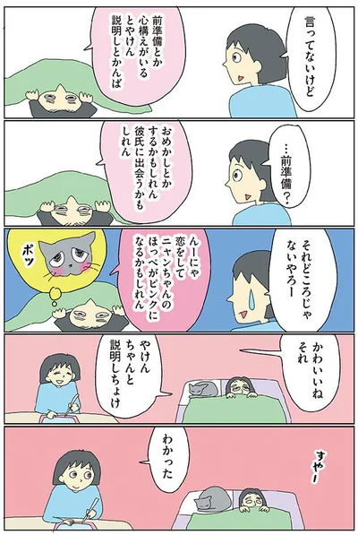 前準備とか心構えがいるとやけん　説明しとかば